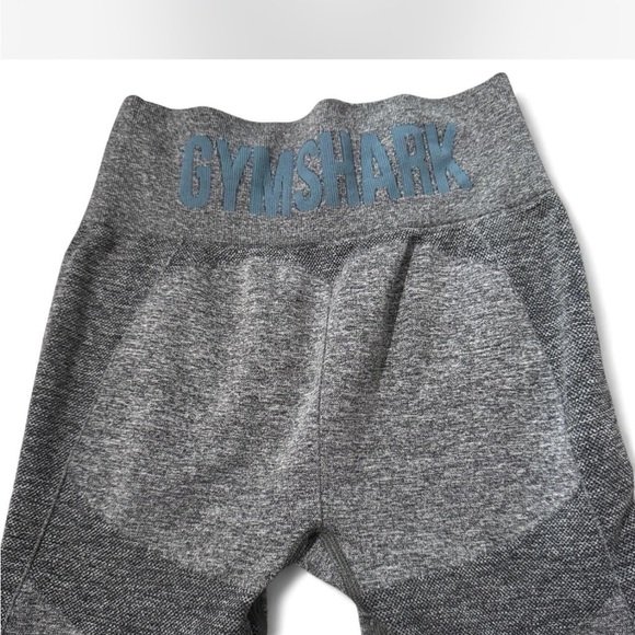 Gymshark Flex High Waist Seamless Leggings - Charcoal Gray Marl | Size XS - Picture 2 of 2